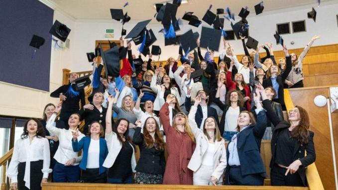 Ceremonial end of the academic year at Civitas University